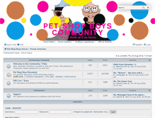 Tablet Screenshot of petshopboys-forum.com